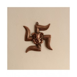 eCraftIndia Brown Mix Metal Figurines - Pack of 1