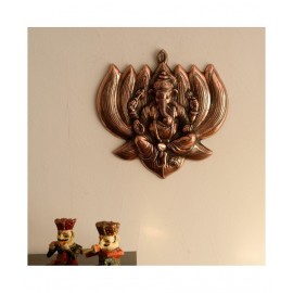 eCraftIndia Brown Mix Metal Figurines - Pack of 1