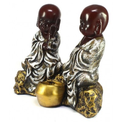 eCraftIndia Brown Polyresin Figurines - Pack of 1