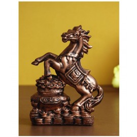 eCraftIndia Brown Polyresin Figurines - Pack of 1