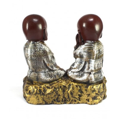 eCraftIndia Brown Polyresin Figurines - Pack of 1