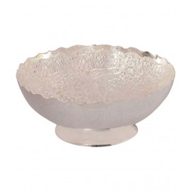 eCraftIndia Decoratives Bowls & Plates Silverplated Silver 6