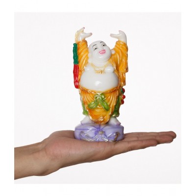 eCraftIndia Feng Shui Laughing Buddha with Hands Up