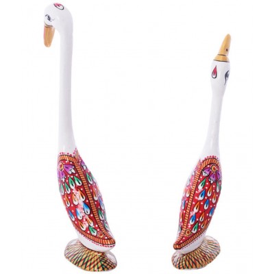 eCraftIndia Figurines Aluminium Multicolour 18