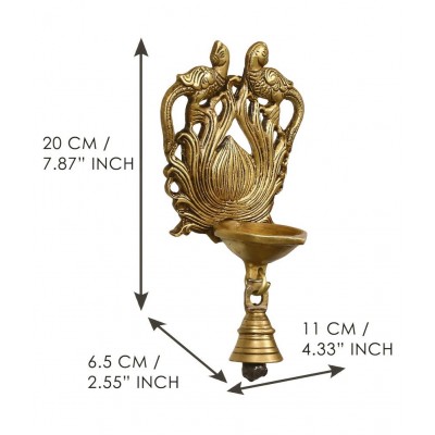 eCraftIndia Gold Brass Figurines - Pack of 1