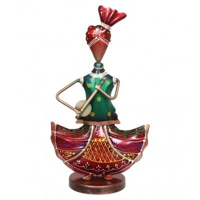 eCraftIndia Green Iron Figurines - Pack of 1