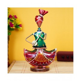 eCraftIndia Green Iron Figurines - Pack of 1