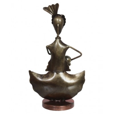 eCraftIndia Green Iron Figurines - Pack of 1