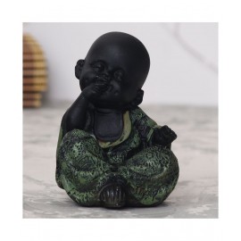 eCraftIndia Green Polyresin Figurines - Pack of 1