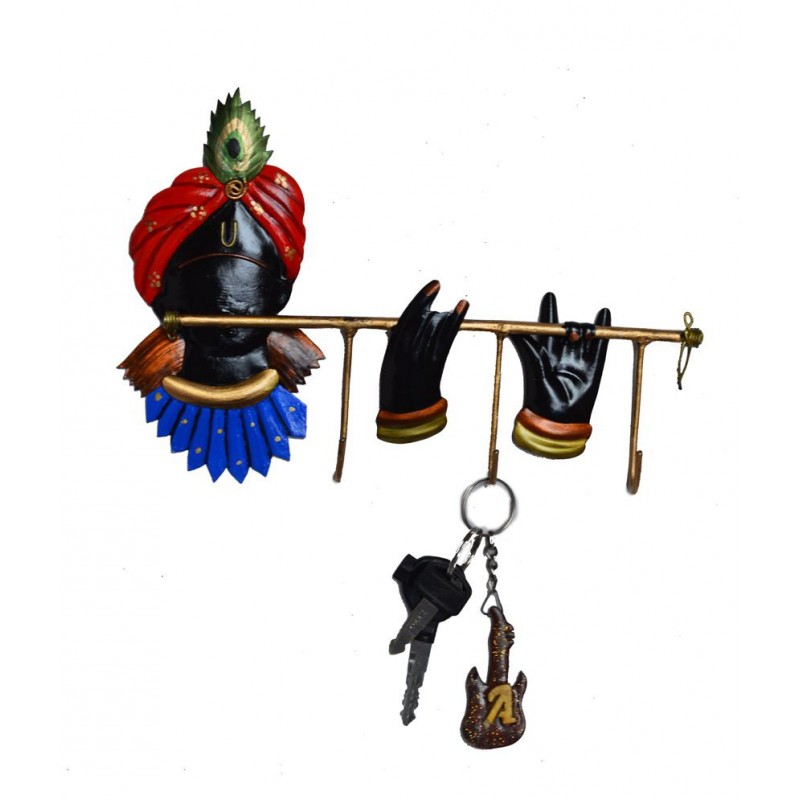 eCraftIndia Iron Key Holder Multicolour