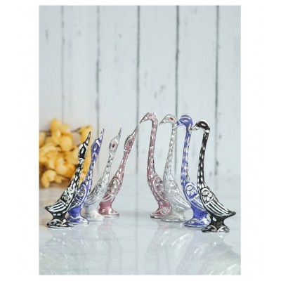 eCraftIndia Multicolour Mix Metal Figurines - Pack of 3