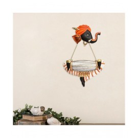 eCraftIndia Orange Iron Figurines - Pack of 1