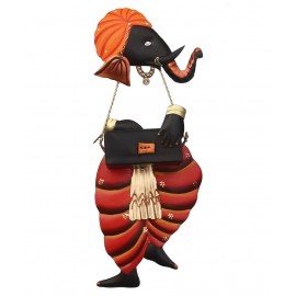 eCraftIndia Orange Iron Figurines - Pack of 1