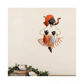 eCraftIndia Orange Iron Figurines - Pack of 1