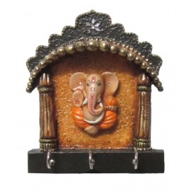 eCraftIndia Papier-Mache Key Holder With Lord Ganesha