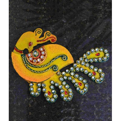eCraftIndia Papier Mache Pleasing Bird Roli Tikka Holder eCraftIndia Papier Mache Pleasing Bird Roli Tikka Holder