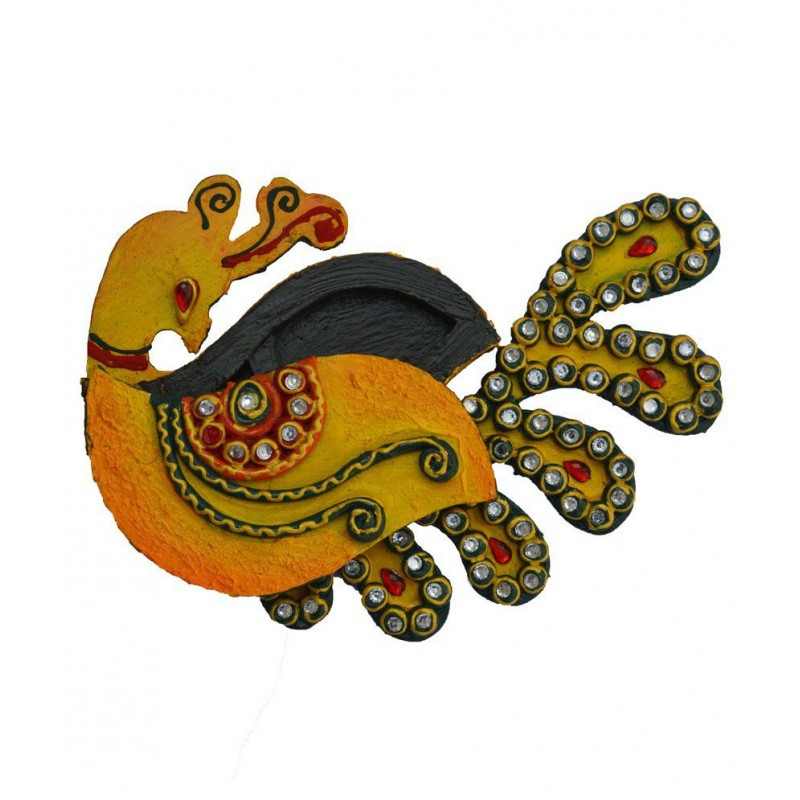 eCraftIndia Papier Mache Pleasing Bird Roli Tikka Holder eCraftIndia Papier Mache Pleasing Bird Roli Tikka Holder