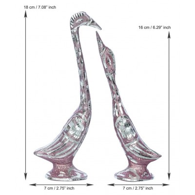 eCraftIndia Pink Mix Metal Figurines - Pack of 1 eCraftIndia Pink Mix Metal Figurines - Pack of 1