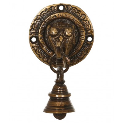 eCraftIndia Showpiece Brass Ganesha Idol 6 x 7 cms Pack of 1