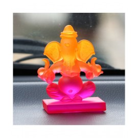 eCraftIndia Showpiece Crystal Ganesha Idol 6 x 4 cms Pack of 1