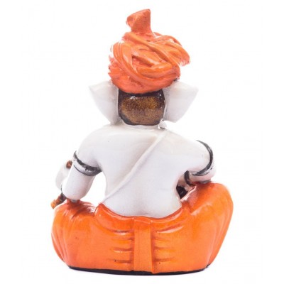 eCraftIndia Showpiece Resin Ganesha Idol 10 x 10 cms Pack of 1