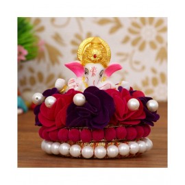 eCraftIndia Showpiece Resin Ganesha Idol 10 x 10 cms Pack of 1