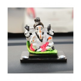 eCraftIndia Showpiece Resin Ganesha Idol 10 x 10 cms Pack of 1