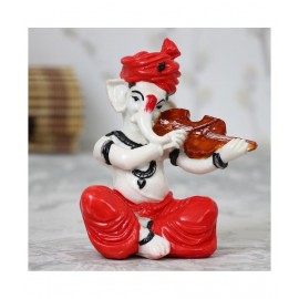 eCraftIndia Showpiece Resin Ganesha Idol 10 x 6 cms Pack of 1