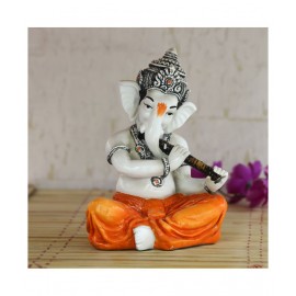 eCraftIndia Showpiece Resin Ganesha Idol 11 x 11 cms Pack of 1