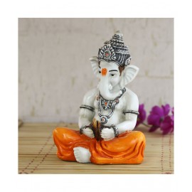 eCraftIndia Showpiece Resin Ganesha Idol 11 x 11 cms Pack of 1