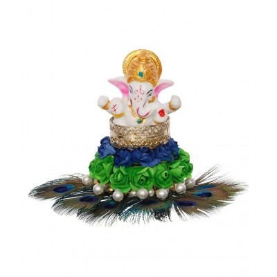 eCraftIndia Showpiece Resin Ganesha Idol 15 x 10 cms Pack of 1