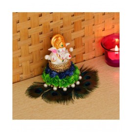 eCraftIndia Showpiece Resin Ganesha Idol 15 x 10 cms Pack of 1