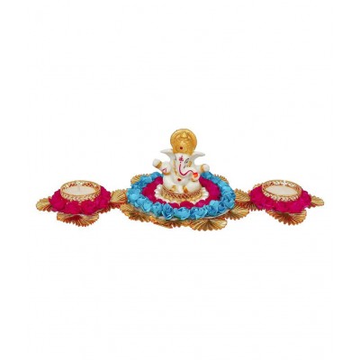 eCraftIndia Showpiece Resin Ganesha Idol 15 x 30 cms Pack of 1