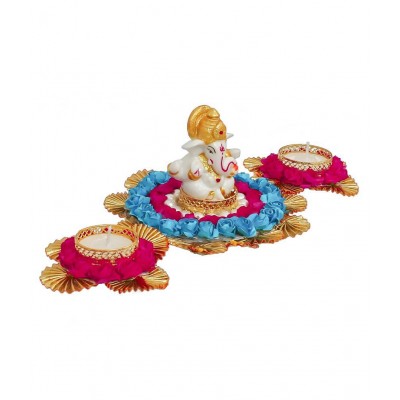 eCraftIndia Showpiece Resin Ganesha Idol 15 x 30 cms Pack of 1