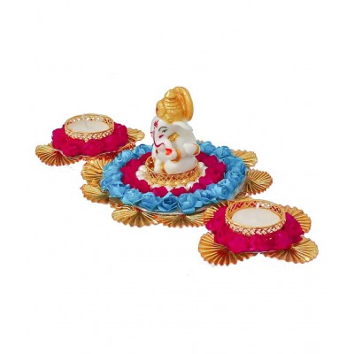 eCraftIndia Showpiece Resin Ganesha Idol 15 x 30 cms Pack of 1