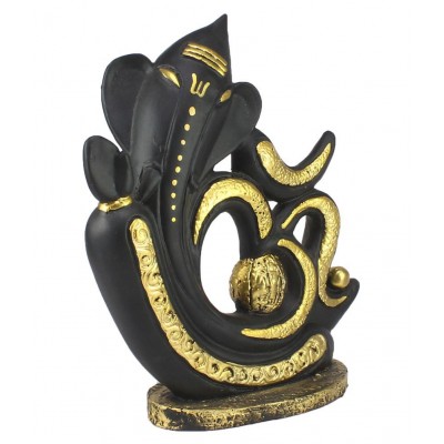 eCraftIndia Showpiece Resin Ganesha Idol 17 x 5 cms Pack of 1
