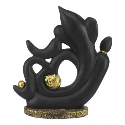 eCraftIndia Showpiece Resin Ganesha Idol 17 x 5 cms Pack of 1