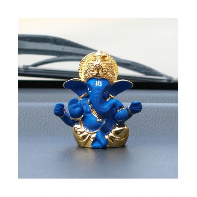 eCraftIndia Showpiece Resin Ganesha Idol 3 x 5 cms Pack of 1