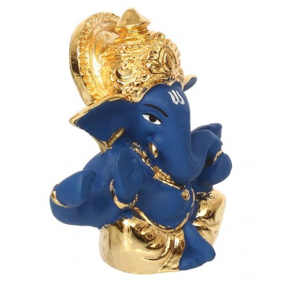 eCraftIndia Showpiece Resin Ganesha Idol 3 x 5 cms Pack of 1