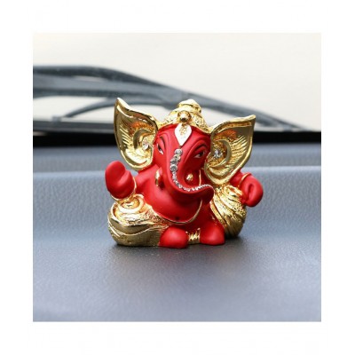eCraftIndia Showpiece Resin Ganesha Idol 7 x 4 cms Pack of 1