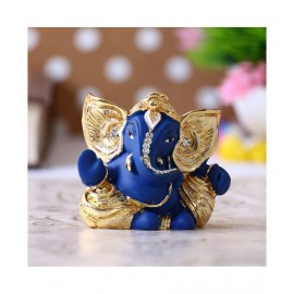 eCraftIndia Showpiece Resin Ganesha Idol 7 x 4 cms Pack of 1