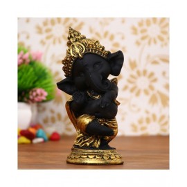 eCraftIndia Showpiece Resin Ganesha Idol 7 x 7 cms Pack of 1