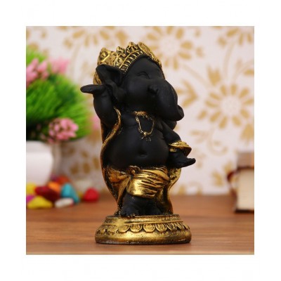 eCraftIndia Showpiece Resin Ganesha Idol 7 x 8 cms Pack of 1