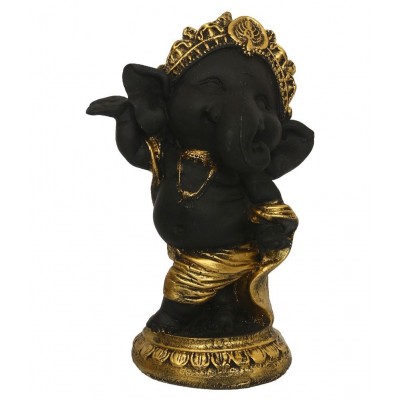 eCraftIndia Showpiece Resin Ganesha Idol 7 x 8 cms Pack of 1