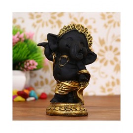 eCraftIndia Showpiece Resin Ganesha Idol 7 x 8 cms Pack of 1