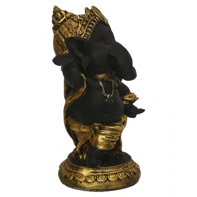 eCraftIndia Showpiece Resin Ganesha Idol 7 x 8 cms Pack of 1