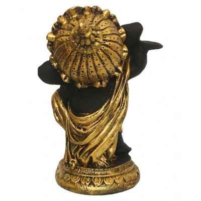 eCraftIndia Showpiece Resin Ganesha Idol 7 x 8 cms Pack of 1