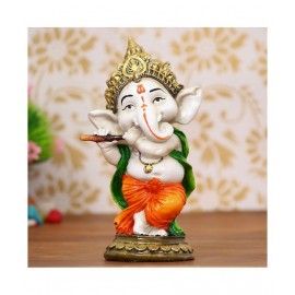 eCraftIndia Showpiece Resin Ganesha Idol 8 x 7 cms Pack of 1
