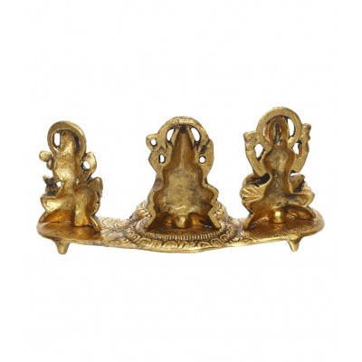 eCraftIndia Showpiece Steel Ganesha Idol 10 x 11 cms Pack of 1