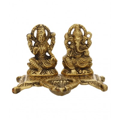 eCraftIndia Showpiece Steel Ganesha Idol 15 x 12 cms Pack of 1